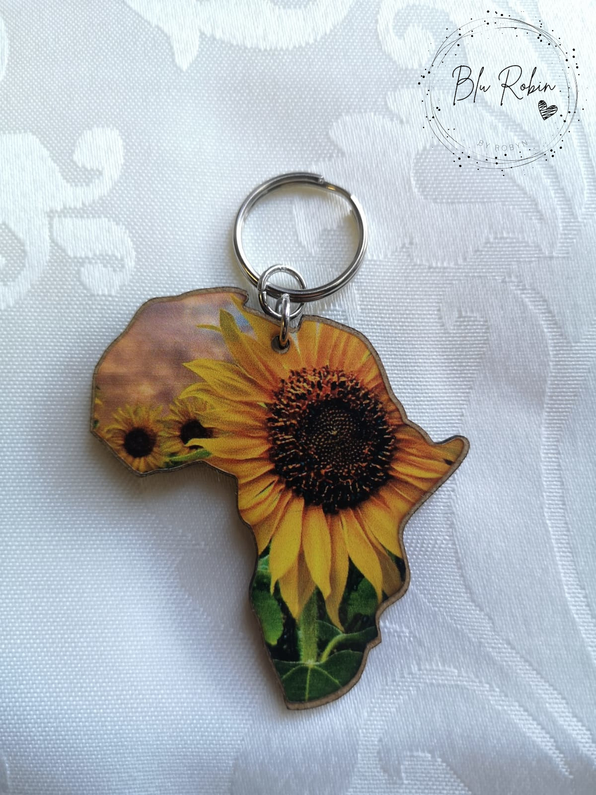 Sunflower keyring on sale